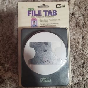 McGill Mini File Tab Punch